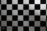 Oracover 43-091-071-010 Strijkfolie Fun 3 (l x b) 10 m x 60 cm Zilver-zwart