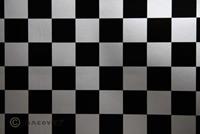 oracover Bügelfolie Fun 3 (L x B) 10m x 60cm Silber-Schwarz