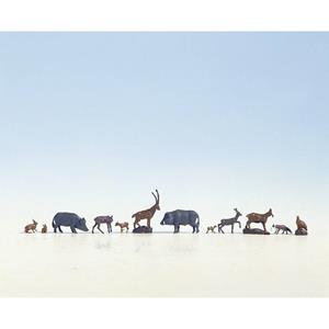 NOCH H0 figuren Dieren Geverfd, Staand