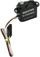 master Mini-Servo S706 MG Analog-Servo Getriebe-Material: Titanium Stecksystem: Uni (Graupner / JR /