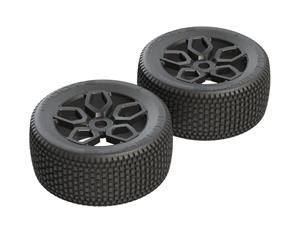 Dboots Exabyt NT Tire Set Glued Black 2pcs (AR550026)