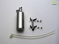 thiconmodels 1:10 Lachgas-Druckflasche Alu silber 1St.