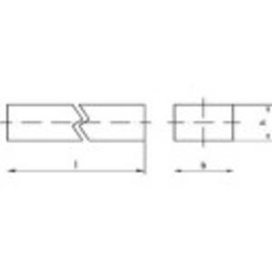 toolcraft Stahl C45 + C Keilstahl 1St.