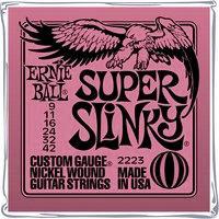 Ernie Ball Super Slinky 2223 Nickel Guitar Strings 9-42