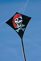 HQ Eenlijns Vlieger Eddy Jolly Roger Spanwijdte 680 mm Geschikt voor windsterkte 2 - 5 bft