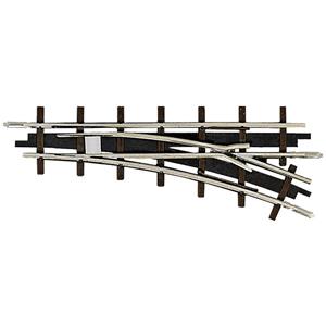 busch H0f veldbaan rails 12342 Wissel, Rechts 22.5 ° 66.6 mm