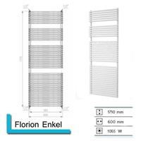 Boss&wessing Badkamerradiatoren B&W Florion Enkel 1710 x 600 mm (13 kleuren)