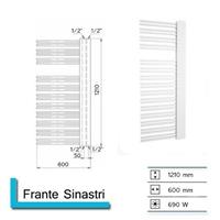 Boss&wessing Designradiator  Franto Sinistro 1210 x 600 mm