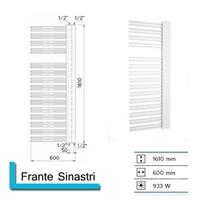 Boss&wessing Handdoekradiator  Franto Sinistro 1610 x 600 mm