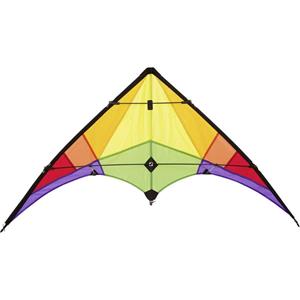 tweelijnsstuntkite Rookie Rainbow 120 cm