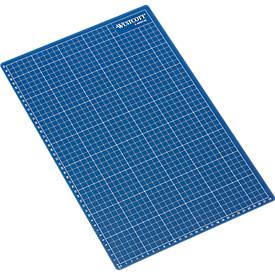 Acme Schneidematte A3 blau mit Bearbeitungslinien