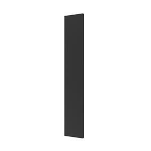 Plieger Perugia designradiator verticaal middenaansluiting 1806x304mm 535W zwart grafiet (black graphite) 7255602