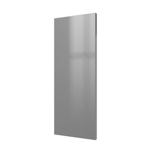 Plieger Perugia designradiator verticaal middenaansluiting 1206x456mm 549W zilver metallic 7255586