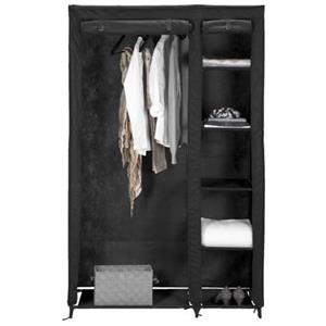 Leen Bakker Garderobekast Gent - antraciet - 178x110x46 cm