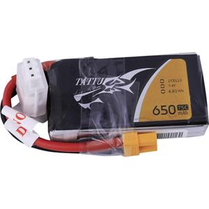 Tattu Modellbau-Akkupack (LiPo) 7.4V 650 mAh Zellen-Zahl: 2 75 C Softcase XT30