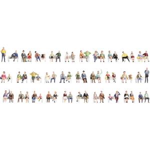NOCH 46071 TT Megavoordeelset figuren Geverfd, Zittend