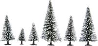 noch Hobby Baumpackung Schneetanne 50 bis 140mm Schnee-Weiß 25St.