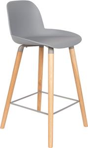 Zuiver Barstoel Albert Kuip licht grijs laag 89 x 45 x 47,5