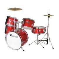 Dimavery JDS-305 Kinder-Schlagzeug, 5-teilig, rot
