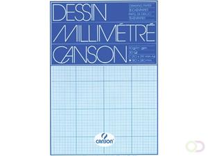 Canson Millimeterblok  A4 blauw