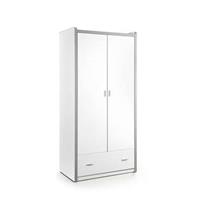 kledingkast Bonny 2-deurs - wit - 202x96,5x60 cm