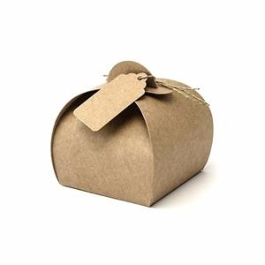 Bruine bonbon doosjes 10 stuks