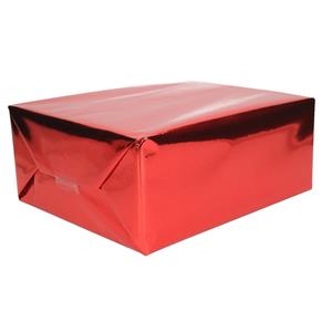 Cadeaupapier rood metallic