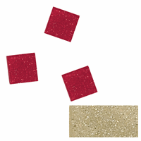 Rayher hobby materialen Acryl glitter mozaiek zilver 1 cm