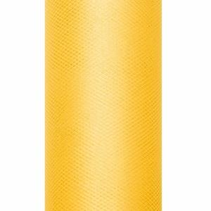 Tule stof geel 15 cm breed