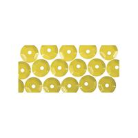 Rayher hobby materialen Pailletten geel 500 stuks
