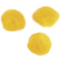 Knutsel pompons 60 stuks 15 mm geel