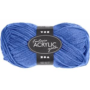 Blauw acryl garen 80 meter