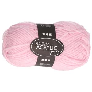 Oud roze acryl garen 80 meter