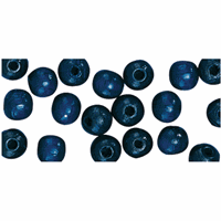 Rayher hobby materialen 115 stuks donkerblauwe kralen 6 mm