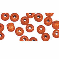 115 stuks oranje kralen 6 mm