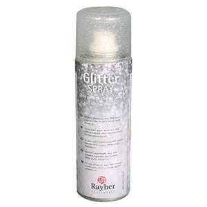 Fijne glitterspray zilver