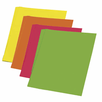 Shoppartners Fluor kleur karton groen 48 x 68 cm
