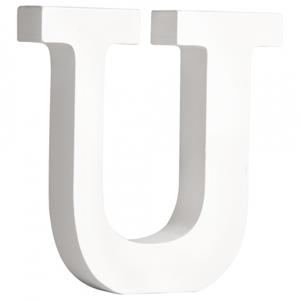 Rayher hobby materialen Houten letter U 11 cm