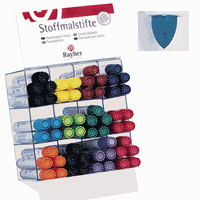 Rayher hobby materialen Blauwe textielstift met dikke punt