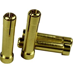 Adapterstecker [1x 4mm Goldkontaktstecker - 1x 5mm Goldkontaktbuchse]