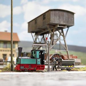 buschfeldbahn Busch Feldbahn 12141 H0f smalspoorloc Decauville type 3 Museumlocomotief