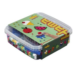 Hama Maxi strijkkralen en onderlegplaat Zomer 600 stuks