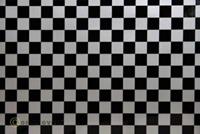 oracover Bügelfolie Fun 4 (L x B) 2m x 60cm Silber-Schwarz