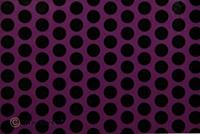 oracover Bügelfolie Fun 1 (L x B) 2m x 60cm Violett-Schwarz