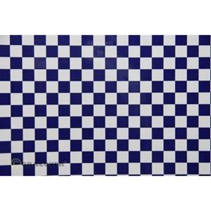 Oracover 44-010-052-002 Strijkfolie Fun 4 (l x b) 2 m x 60 cm Wit, Donkerblauw