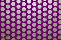 oracover Bügelfolie Fun 1 (L x B) 2m x 60cm Violett-Silber (fluoreszierend)