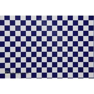 Oracover 44-010-052-010 Strijkfolie Fun 4 (l x b) 10 m x 60 cm Wit, Donkerblauw