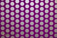 oracover Bügelfolie Fun 1 (L x B) 10m x 60cm Violett-Silber (fluoreszierend)