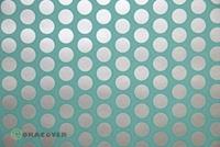 Oracover 41-017-091-010 Strijkfolie Fun 1 (l x b) 10 m x 60 cm Turquoise-zilver