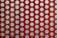 oracover Bügelfolie Fun 1 (L x B) 10m x 60cm Ferrirot-Silber